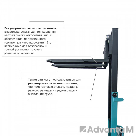 Ручной гидравлический штабелер PROLIFT PRO TRV 1516 – 1500 кг 1,6 м
